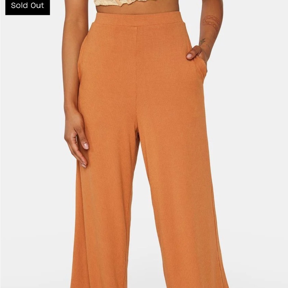 AFRM‎ Ribbed Wide Leg Pants - Picture 3 of 9
